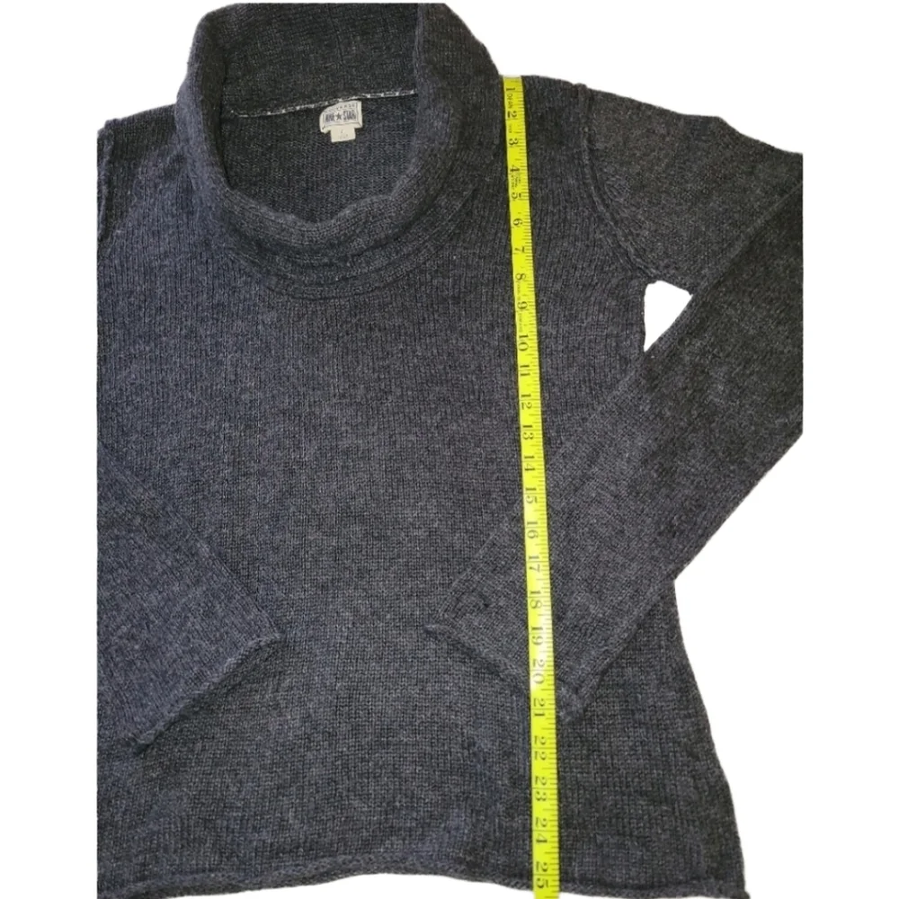 Ladies Converse One Charcoal Gray Cowl Neck Knit Sweater Size XL